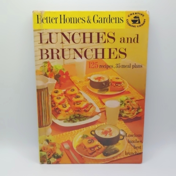 Better Homes And Gardens Other - 1963 Better Homes Gardens Lunches and Brunches Vintage 125 Recipes Color Images